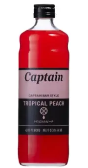 Captain Shaved Ice Syrup TOROPICAL PEACH Flavor 600ml Japan NEW