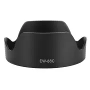 EW‑88C Plastic Black Lens Hood Camera Mount Fit For EF 24‑70mm F2.8 L II USM ECA