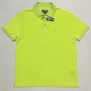 Vilebrequin Shirt Mens XXL YELLOW GREEN NWT Cloth Polo Towel Brique Preppy