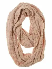 Echo Design Women's Puffy Infinity Loop Scarf, Rose Pink, One Size