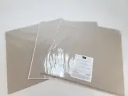 Stampin Up Snowy White Velvet Sheets 12x12" Lot of 3 New Sealed Packs of 2