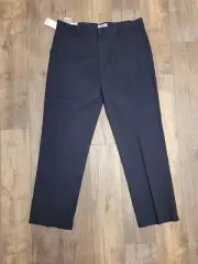 Dockers Navy plaid pants 36x32 slim straight