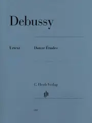 Debussy 12 Etudes for Piano Solo Henle Urtext Advanced Classical Music Book