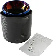 1 piece Burnt Blue Tip Carbon Fiber Exhaust Muffler Tip Compatible For Mini-Cooper R55 R56 R57 R58 R59 R60 R61 F54 F55 F56 F57 F60(R55R56R57R58Cooper S)