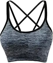 [Hiliby] Removable Support Women's Yoga Lingerie Bras Padded Sports Bra Workout Yoga Bra Lot
