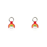 2x Legami Holder Key Ring Tracking Case Keyring Accessory For AirTag Rainbow