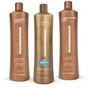 Brasil Cacau Eco keratin Litre Kit - Treatment, Mask & Shampoo