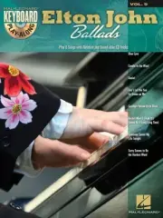 Elton John Ballads Sheet Music Keyboard Play-Along Book and CD NEW 000700752
