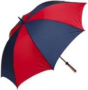 Clifton Traditional Golf With Wood Handle, Red White And Navy Blue