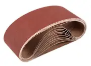 WEN 424SP80 4 in. x 24 in. 80-Grit Belt Sander Sandpaper, 10 Pack