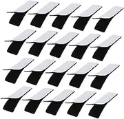MINAOLULUS 20pcs Double Sided Sticky Hook and Loop Fastener Strips for DIY Projects High Temperature Resistant Nylon Adhesive Tape for Easy Application Smooth Surfaces