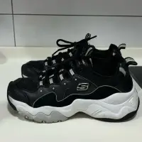 在飛比找蝦皮購物優惠-二手女鞋skechers老爹鞋36碼