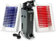 Portable MicroFlip Microscope with LED Light & 24 Unique Slides for Exploration