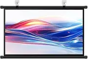 GPVPFLBLMH Indoor Projector Screen Home Theater Movie Screen 40" 50" 60" Anti Crease Projection Screen Hanging Projector Curtain, Easy to Roll Up(60inch(152cm)-4:3)