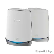 Netgear Orbi 2 Pack Tri-Band WiFi 6 Mesh System 2 Pack With CBK752-100NAS
