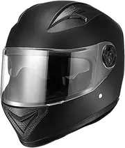 FELTECHELECTR Racing Helmet for Adults Full Coverage Motorcycle Helmet Visor Winter Warm Neck Warmer Anti-Fog Double Glasses Helmet