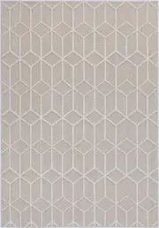Vanuatu Maemae Beige Geometric Flatweave Rug