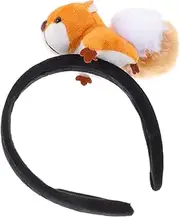 [BELLIFFY] Charming Squirrel Shaped Headband Boys and Girls Headbands Animals Cartoon Comfortable