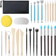 Amrules Clay Tools Kit, 27 PCS Pottery Tools, Practical Polymer Clay Sculpting T