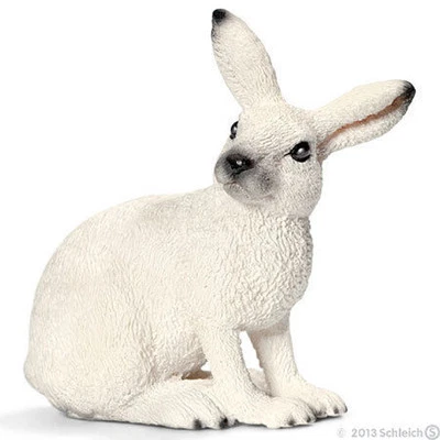 NEW SCHLEICH 14692 White Hare - Europe Wildlife Models - RETIRED