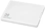 ELECOM memory card case SD case plastic SD18 sheet + microSD18 Holds White F/S