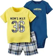 [Carter's] Baby Boy Diaper Cover Set