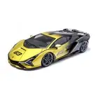 Brago 1:18 Lamborghini Sian FKP 37 diecast, yellow fade