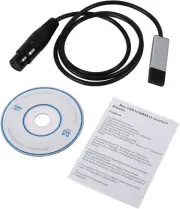 DMX Controller, Storage Buffer USB Port Power Mini DMX Adapter, Stage Compute...
