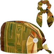 [YTYVAGT] Scrub Caps Women,Scrub Hats Suitable for Women,Ancient Egypt Indian Woman