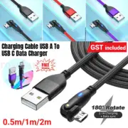2M 1M 0.5M Charging Cable USB A To USB C/Micro USB For Samsung Data Charger Cord
