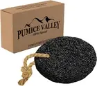 Pumice Stone - Natural Earth Lava Black - Callus/Corn Remover for Feet Heels and