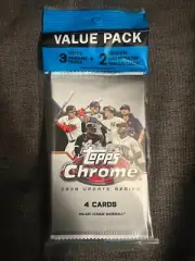 2020 Topps Chrome Update Baseball Cello Value Pack Sealed Pink Refractor