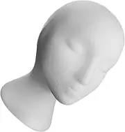 ERINGOGO Foams Mannequin Head Lightweight Cosmetology Display Head for Wigs Hats and Accessories for Home Salon Use Random Style