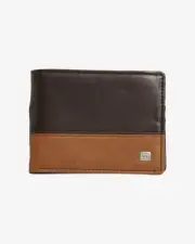 BILLABONG WALLET dimension java/Tan NEW Mens Boys TRIFOLD 3 CARDS PVC FREE POST