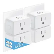 EIGHTREE Mini Smart Plug 5GHz & 2.4GHz Wi-Fi, Compatible with Alexa & Google ...