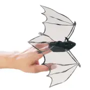 NEW PLUSH SOFT TOY Folkmanis 2612 Mini Black Bat Finger Puppet 10cm