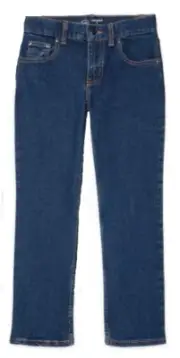 Wonder Nation Boys Relaxed Comfortable Jeans Husky Stretch