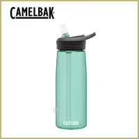 在飛比找PChome24h購物優惠-CamelBak 750ml eddy+多水吸管水瓶 海藍綠