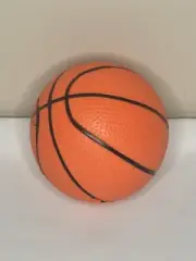 6PCS Mini Basketballs Inflatable Toy Basketball Mini Rubber Orange Ball 4”-5”