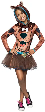 Rubies Scooby Doo Hanna-Barbera Girls Hooded Girls Fancy Dress Up Costume