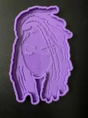 Bulk lot of 32 molds Dread girl coaster silicone mold