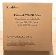 Rioddas DVD/CD Drive Pop Up Mobile External Drive - BT638