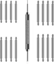 Watch Band Pins Tool Kit, 12-26Mm Heavy Duty Watch Spring Bars with Removal Tool