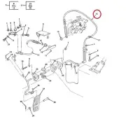HUMVEE ACCELERATOR THROTTLE CABLE 12338360