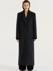 Henne Marcella Coat in Charcoal Grey