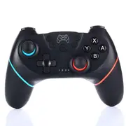 Switch PRO Wireless Gamepad with Screenshot Vibration 6 axis with Gyroscope Accelerator PC Bluetooth Support Wake up - left blue