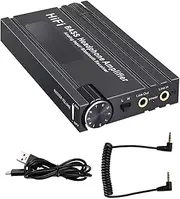 Headphone Amplifier, 16-600Ω HiFi Earphone Amplifiers, Gain Switch Bass Volume Adjust for Phone, MP3, MP4