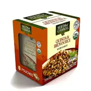 Seeds of Change Certified Organic Quinoa and Brown Rice with Garlic 8.5 OZ (6)