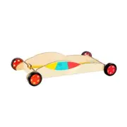 Rubber Band Powered Car Model Children Educational Toy Hands on Assembly Toy