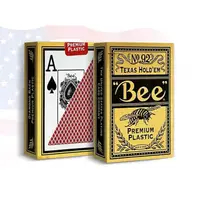 在飛比找蝦皮購物優惠-[fun magic] 塑膠蜜蜂牌 塑膠蜜蜂撲克牌 Bee 